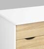 Quatro Writing Table in Sonoma Oak & White Finish