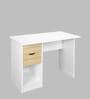 Quatro Writing Table in Sonoma Oak & White Finish