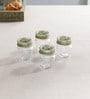 Quattro Stagioni 80ml Transparent Glass (Set of 4) Jars and Containers