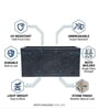 Grey Quebec Rectangular Molded 24 Inch Planetr