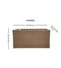 Sand Quebec Rectangular Molded 24 Inch Planter