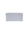 White Quebec Rectangular Molded 24 Inch Planter