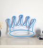 Queen Crown Design Warm LED Neon Light- Blue