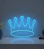 Queen Crown Design Warm LED Neon Light- Blue