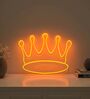 Queen Crown Design Warm LED Neon Light