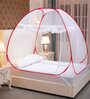 Queen Size Bed Polyester Mosquito Net In Red