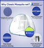 Queen Size Bed Polyester Mosquito Net In Red