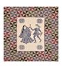 Cream Traditional print 144 TC Cotton King Size  Bedsheet With 2 Pillow Cover