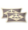 Cream Traditional print 144 TC Cotton King Size  Bedsheet With 2 Pillow Cover