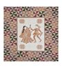 Orange Traditional print 144 TC Cotton King Size  Bedsheet With 2 Pillow Cover