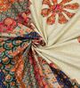 Orange Peacock 144 TC Cotton King Size  Bedsheet With 2 Pillow Cover