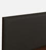 Michi Queen Size Upholstered Bed In Walnut Colour With Box Storage