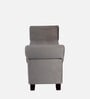 Queens Accent Recamier With Storage Iron Grey Velvet