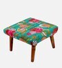 Queens Ottoman Set Of 2 In Teak Finish