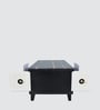 Quelf Marble Top Coffee Table In Blank & White Colour