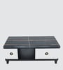 Quelf Marble Top Coffee Table In Blank & White Colour