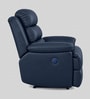 Quenie Leatherette Motorised 1 Seater Recliner In Blue Colour