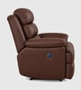 Quenie Leatherette  Motorised 1 Seater Recliner in Brown Color