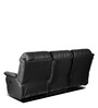 Quies Leatherette Manual 3 Seater Recliner In Black Colour