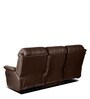 Quies Leatherette Motorized 3 Seater Recliner In Brown Colour