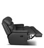Quies Leatherette Manual 2 Seater Recliner In Black Colour
