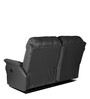 Quies Leatherette Manual 2 Seater Recliner In Black Colour
