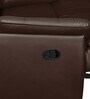 Quies Leatherette Manual 2 Seater Recliner In Brown Colour