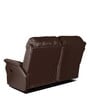 Quies Leatherette Manual 2 Seater Recliner In Brown Colour