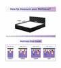 Quilted 3 Zoned Pocket Spring Mattress 8 inches King Size Foldable Mattress