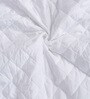 Quilted (78x72) Cotton  King Size Mattress Protector in Grey Colour