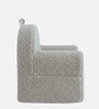 Quilted Corduroy Kids Lounge Chair In Elliot Cream Colour