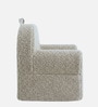 Quilted Corduroy Kids Lounge Chair In Grey Colour