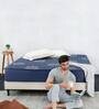 Quilted EPE Foam 6 inch Memory Foam Single Mattress in Blue Colour