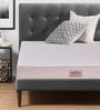 Quilted (78x36) Cotton  Single Size Mattress Protector in White Colour