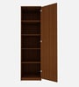 Quinn 1 Door Wardrobe In Walnut Finish