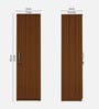 Quinn 1 Door Wardrobe In Walnut Finish