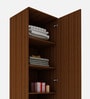 Quinn 1 Door Wardrobe In Walnut Finish