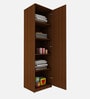 Quinn 1 Door Wardrobe In Walnut Finish