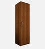 Quinn 1 Door Wardrobe In Walnut Finish