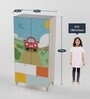Quirk Car Kids 2 Door Wardrobe in Multi Finish
