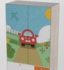 Quirk Car Kids 2 Door Wardrobe in Multi Finish