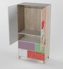 Quirk Kids 2 Door Wardrobe in Pink Multi Finish