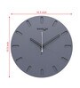 Grey MDF Quirky Modern Wall Clock