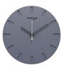 Grey MDF Quirky Modern Wall Clock