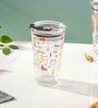 Quirky 400ml Glass Sipper