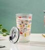 Quirky 400ml Glass Sipper