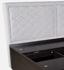 Qunitino Queen Size Bed In Walnut Finish With Box Storage