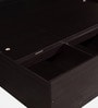 Qunitino Queen Size Bed In Walnut Finish With Box Storage