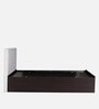 Qunitino Queen Size Bed In Walnut Finish With Box Storage