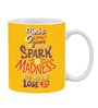 Quoted 250ml Yellow Ceramic Coffee Mug